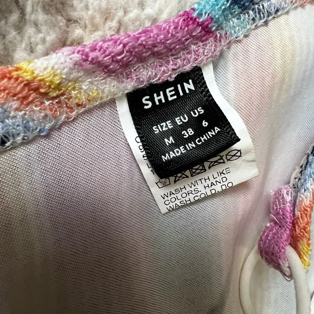 SHEIN Striped Backless Bandana Crop Top - Picture 6 of 7